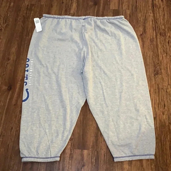 NWT Indianapolis Colts Sweatpants NFL Logo Gray Women’s 3X - Picture 4 of 12